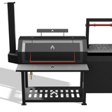 Smoker with Santa Maria Grill DXF & Blueprints