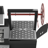 Smoker with Santa Maria Grill DXF & Blueprints