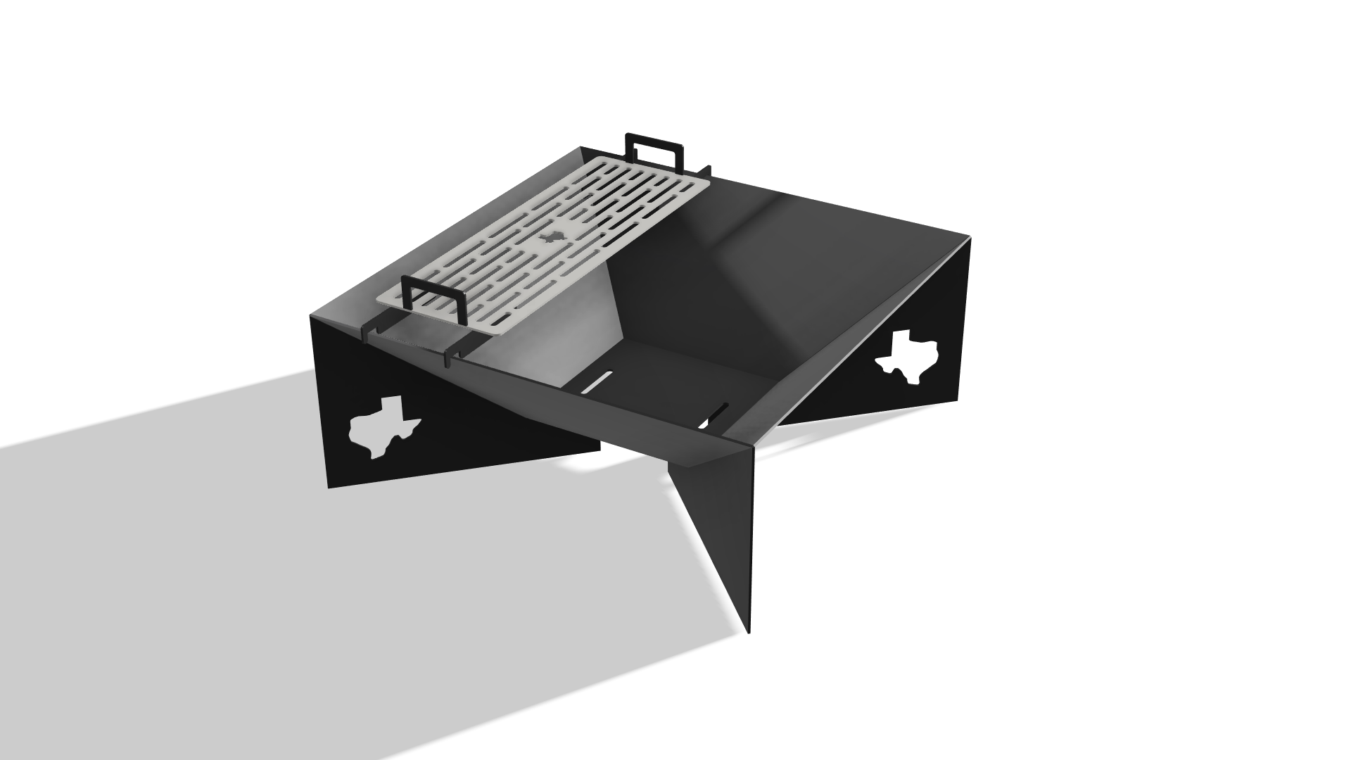 Square Fire Pit DXF & Blueprints
