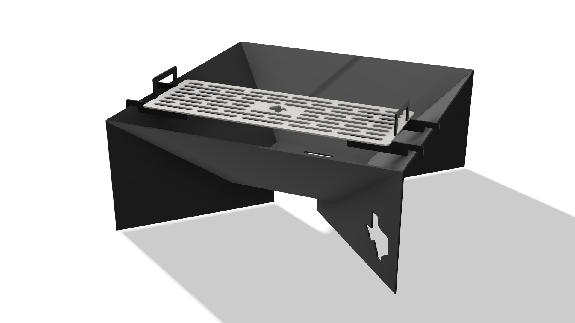 Square Fire Pit DXF & Blueprints