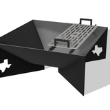 Square Fire Pit DXF & Blueprints