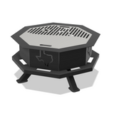Texas Octagon Fire Pit DXF & Blueprints