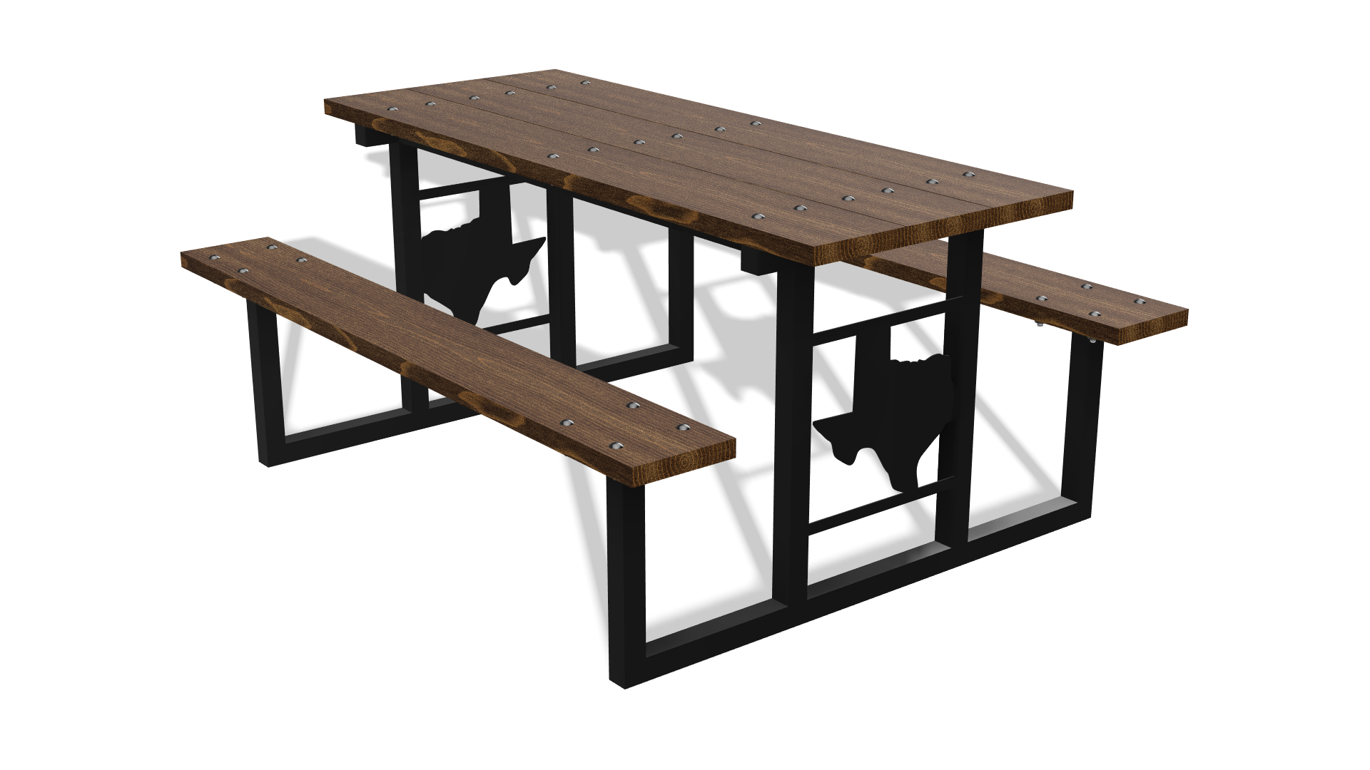 Texas Picnic Table DXF & Blueprints