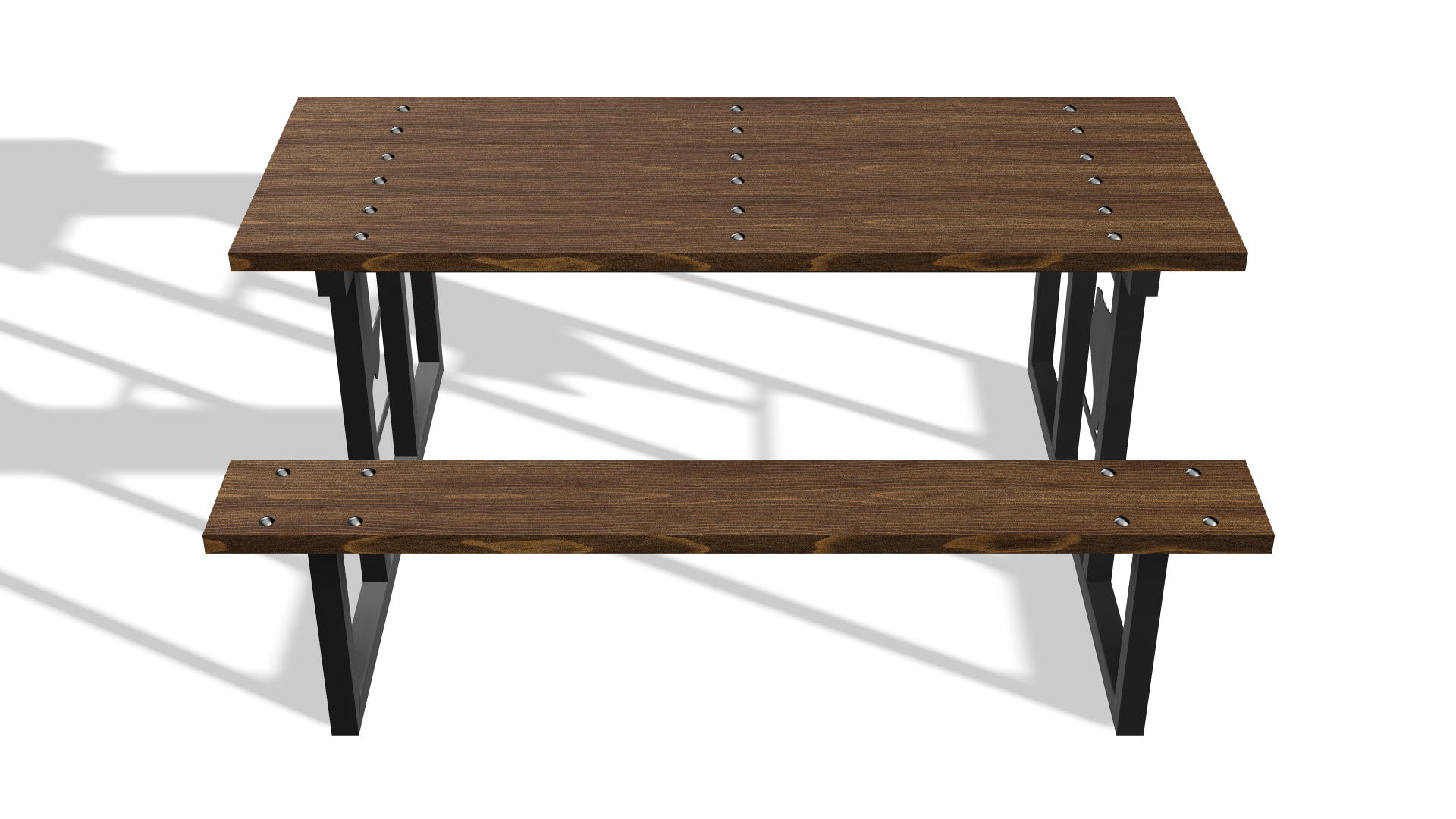 Texas Picnic Table DXF & Blueprints