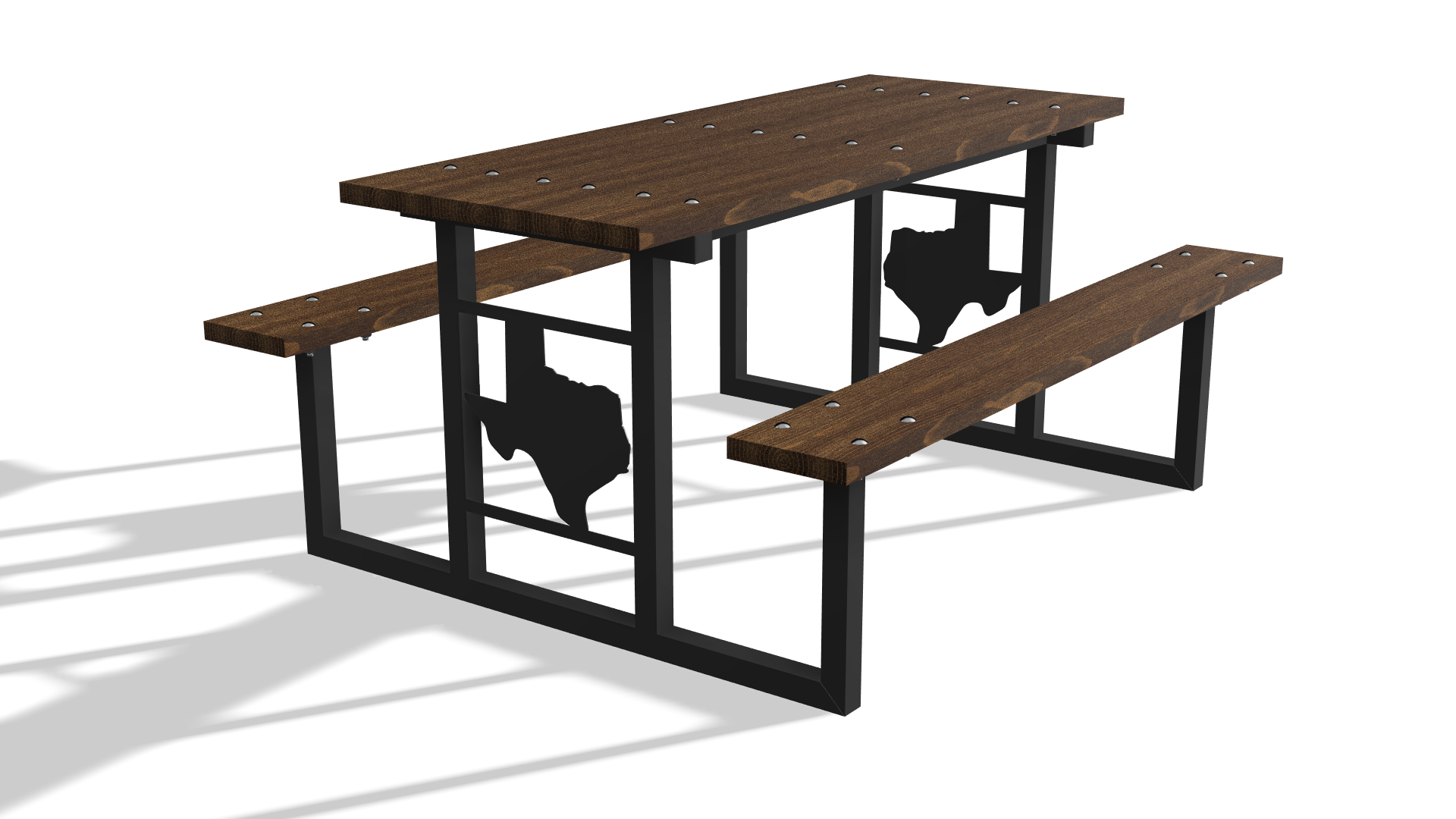 Texas Picnic Table DXF & Blueprints