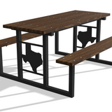 Texas Picnic Table DXF & Blueprints