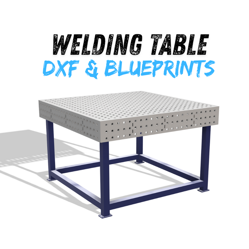 Welding Table DXF & Blueprints
