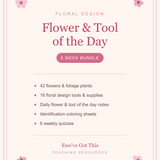 6-week floral design curriculum bundle cover